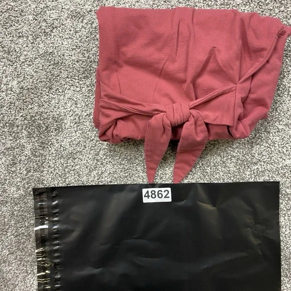 Nine West Dress Women 2xl Tunic Shirt Tie Minimalist Ruffle Sleeveless Classic - Picture 8 of 8